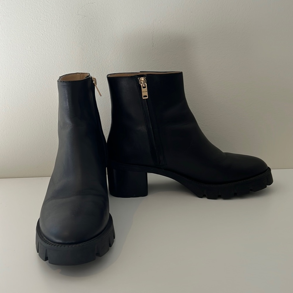Coach boots Chelsea black leather size 9
